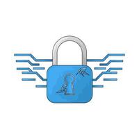 illustration of Encryption vector