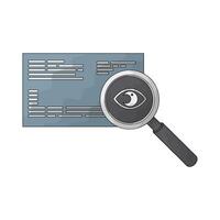 web keylogger illustration vector