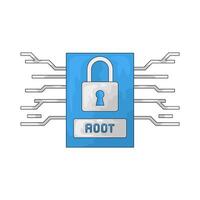 illustration of web root vector