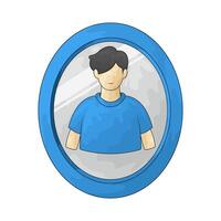 illustration of self reflection vector