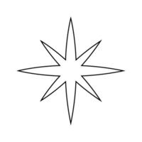 Star icon design template. star icon illustration design template. vector