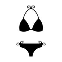Swimsuit icon. Simple illustration of swimsuit icon for web vector