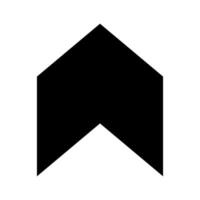Arrow up solid icon, graphics, a solid pattern on a white background, eps 10. vector