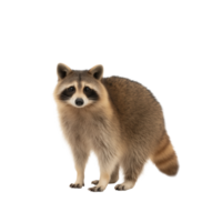 Standing Raccoon on Transparent Background png