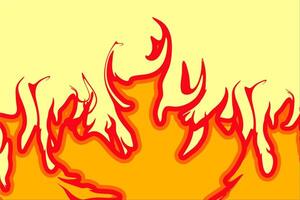 A striking abstract flame background vector