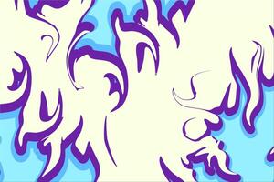 A bold and artistic abstract flame background vector