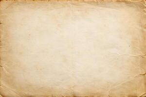 Light Grunge Vintage Paper Texture with Faded Edges photo