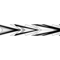 Abstract Geometric Arrow on White, Minimalist vector