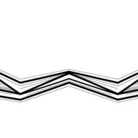 Abstract Geometric Black Lines on White Minimalist vector