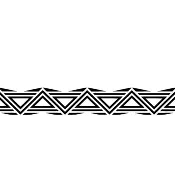 Geometric Black Triangle Pattern on White Background vector