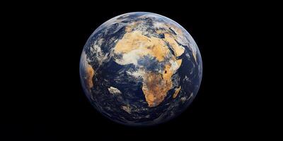 the earth is shown in this image from space photo
