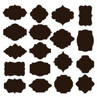 A new Elegant Collection of Frame Shapes Design vector