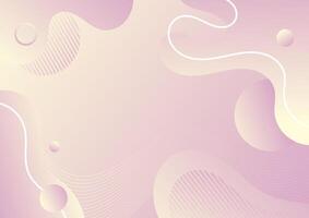 abstract purple gradient fluid shape background with wavy lines and curves vector