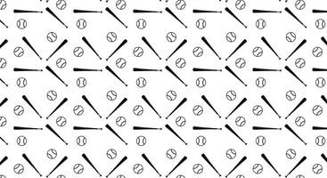 baseball seamless pattern design background template vector