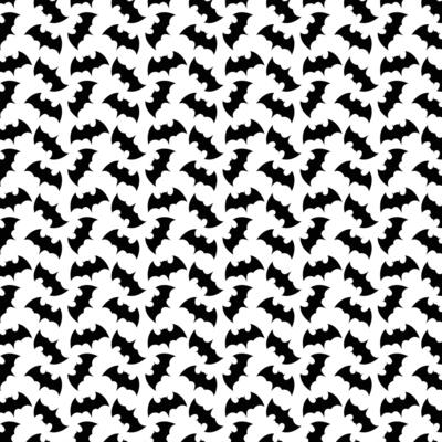 Seamless bat pattern for spooky design