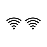 wifi icon internet signal vector