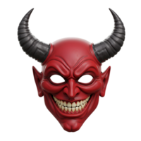 Intricate Devil Mask with Horns and Transparent Background for Design png