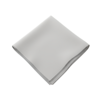 Minimalist Presentation, White Paper Stack on Transparent Background, Mockup png