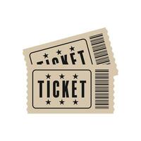 ticket access icon design template vector
