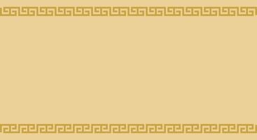 greek border frame design background template vector