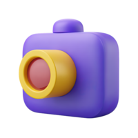 Webcam device for conferencing 3D rendered icon representing online meeting live streaming virtual communication or computer camera png