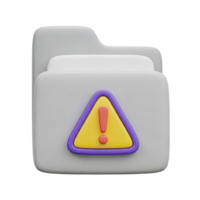 Stack of gray file folders with a prominent yellow warning triangle indicating multiple data errors file issues archive problems or critical alerts related to document management today png