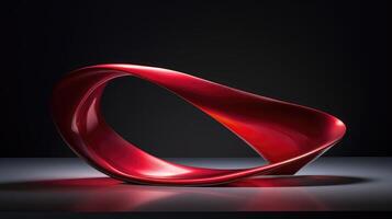 dynamic red metal gradient photo