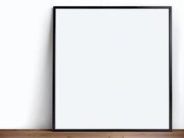 Horizontal Wooden Frame Ready for Design photo