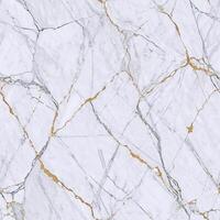 Seamless white marble texture pattern with gold,diffuse material, photo
