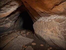 Cave Wall Details in a Subterranean Setting photo