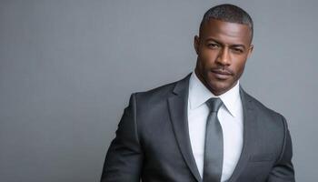 Sophisticated formal portrait of a man studio photography low resolution close-up elegance photo
