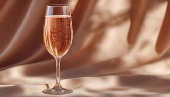 Elegant bellini cocktail in chic glass luxurious setting drink photography stylish environment photo