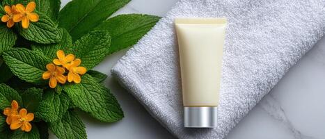 nutritiva mano loción solicitud hogar spa producto monitor limpiar ambiente de cerca ver cuidados personales concepto foto