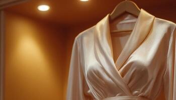 Chic wardrobe lighting setup for minimal apartment dress standard modern interior elegant view photo