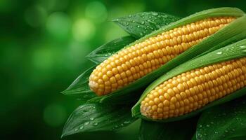 Harvesting corn kernels under bright sunlight in a modern agricultural setup photo