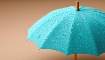 Rainy season umbrella icon photography soft tones indoor setting close-up view photo