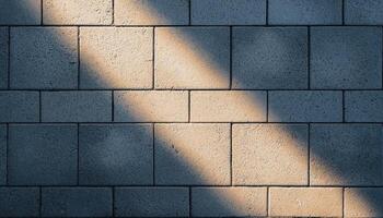 Shadows and light play on minimalist sidewalk urban setting photography daytime ground level photo