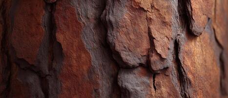 Textured tree bark surface in nature close-up photography rich contrast environment photo
