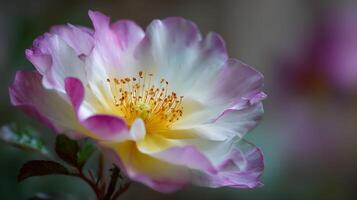 High Resolution Macro Depicting Delicate Translucent Petal Layers photo