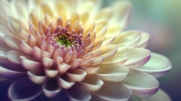 Crisp Bloom Photograph Featuring Bold Color Versus Muted Backdrop photo