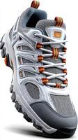 High-performance outdoor footwear features modern design and durable materials for all-terrain adventures photo
