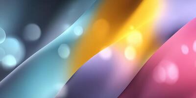 Vibrant waves of color blend seamlessly in a dynamic abstract design featuring cool and warm tones photo