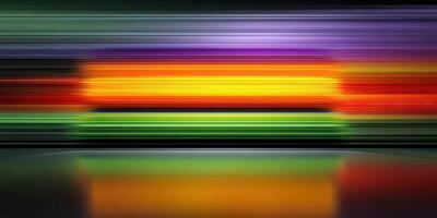 Vibrant abstract lines representing movement and energy in a colorful display photo