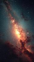 Celestial wonders in a vibrant galaxy captured in breathtaking detail during a clear night sky photo