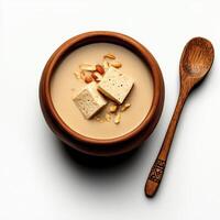 Chocolate peanut butter soup photo