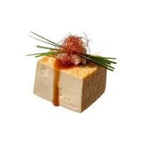 The Art of Tofu, White with Whimsical Toppings photo