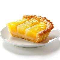 A slice of pineapple pie photo