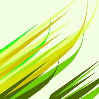 abstract green shapes composition background vector