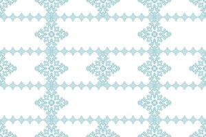 Damask patterns feature intricate, symmetrical motifs inspired by floral or ornamental designs. Often elegant and timeless, they are ideal for sarong, clothing, rug and home decorated. vector
