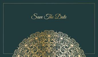 luxury invitation background style ornamental pattern design vector